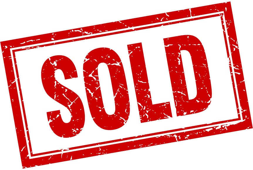 Red Sold Out Stamp