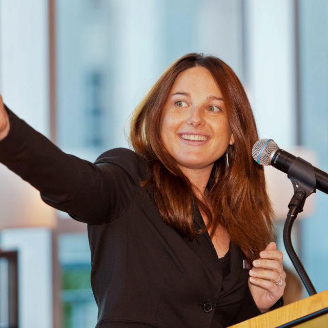 Woman Presenting